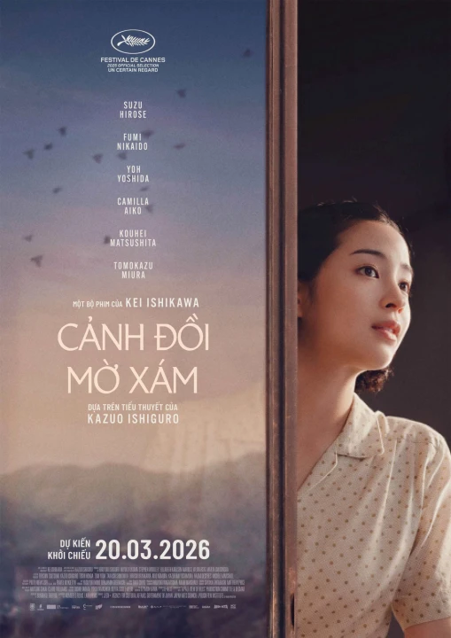 Cảnh đồi mờ xám 2025